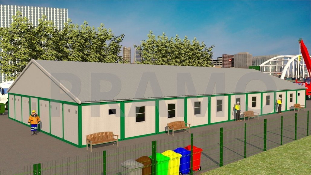 528 M2. SINGLE STOREY CONTAINER WORKER DORMITORY