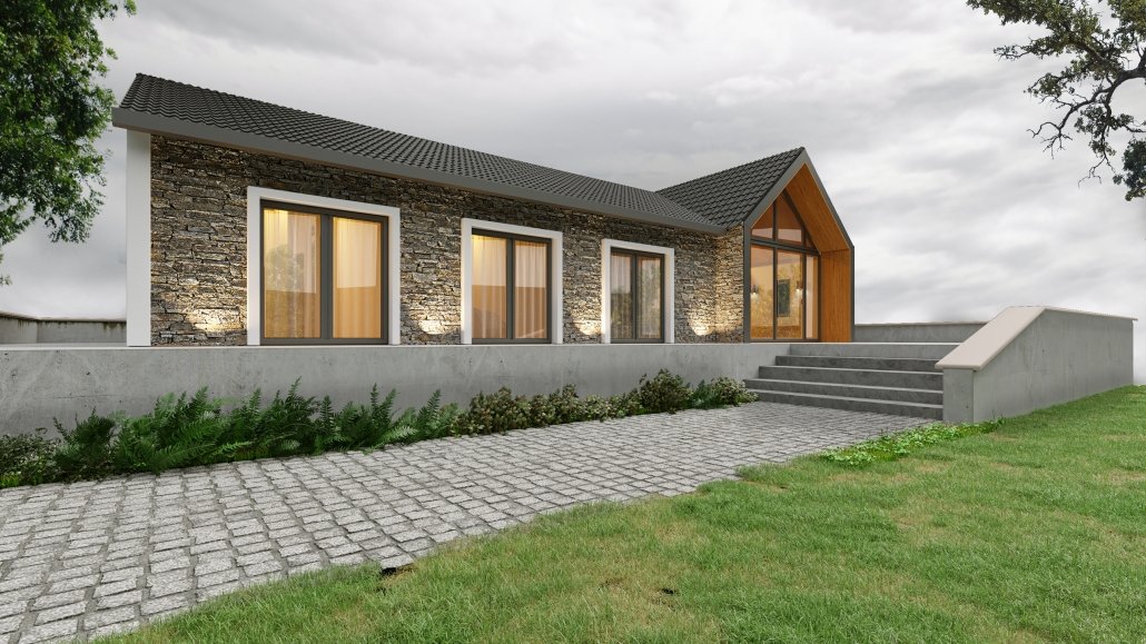 150 M2 SINGLE STOREY STEEL HOUSING