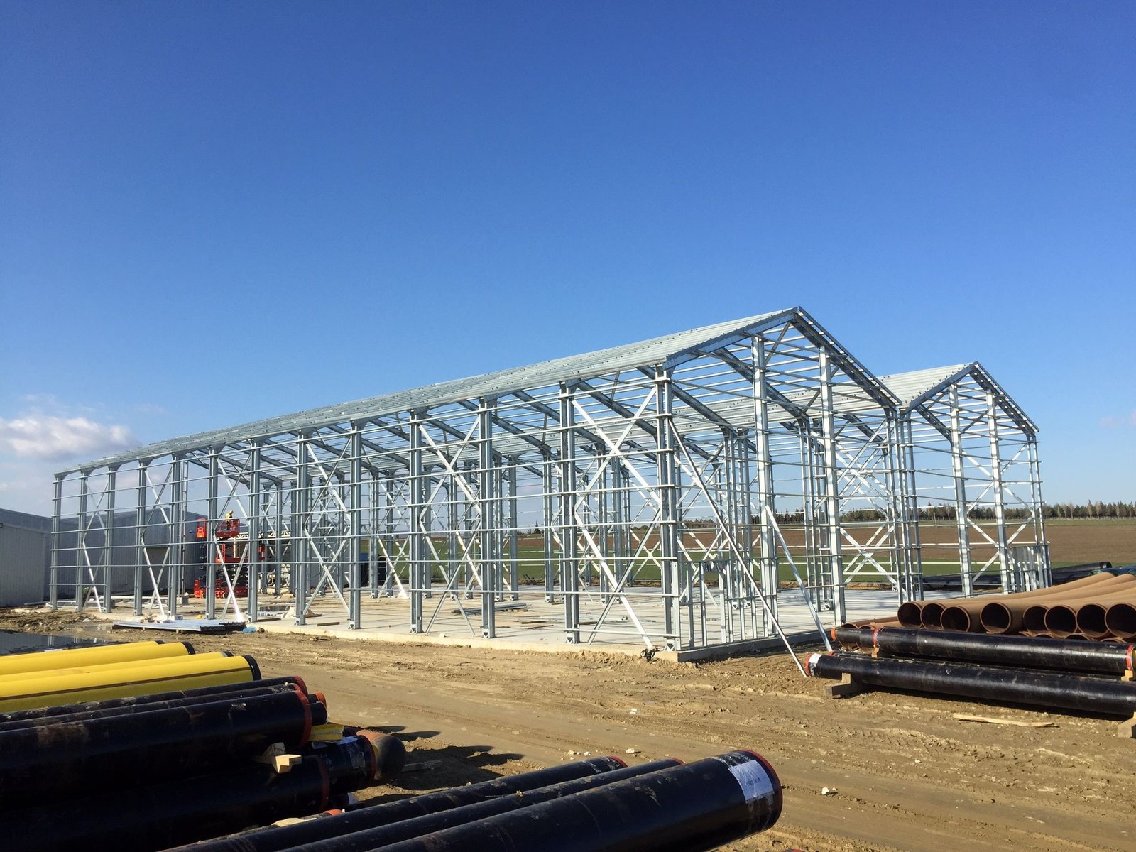Silivri Doğalgaz Depolama Şantiyesi Hafif Çelik Hangar pramo prefabrik2