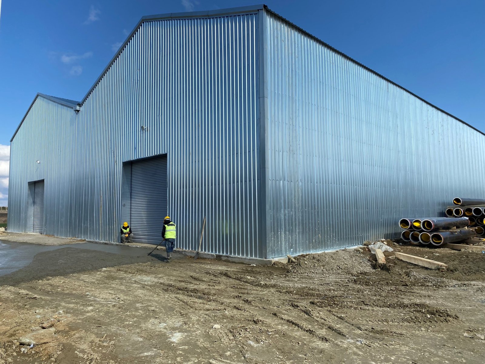 Silivri Doğalgaz Depolama Şantiyesi Hafif Çelik Hangar pramo prefabrik4