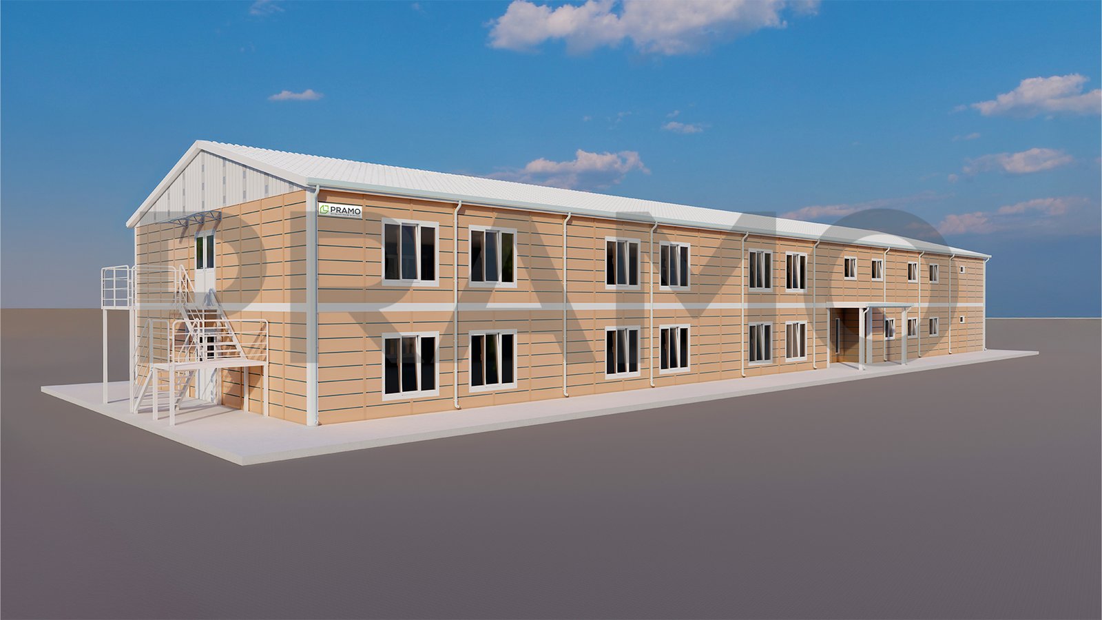 1032m² PREFABRICATED School Buildings