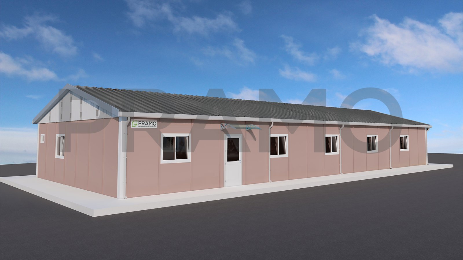 193m² Prefabricated Military Local Buildings
