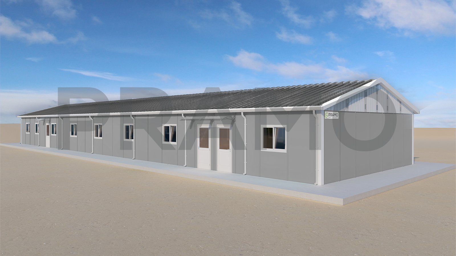 283m² PREFABRICATED DINING HALL
