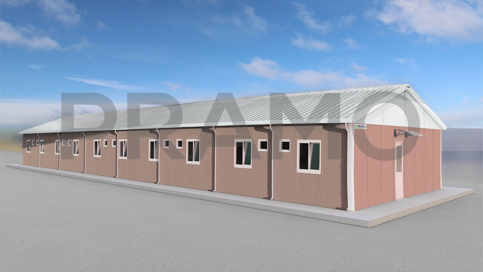 387m² Prefabricated Engineer Dormitory