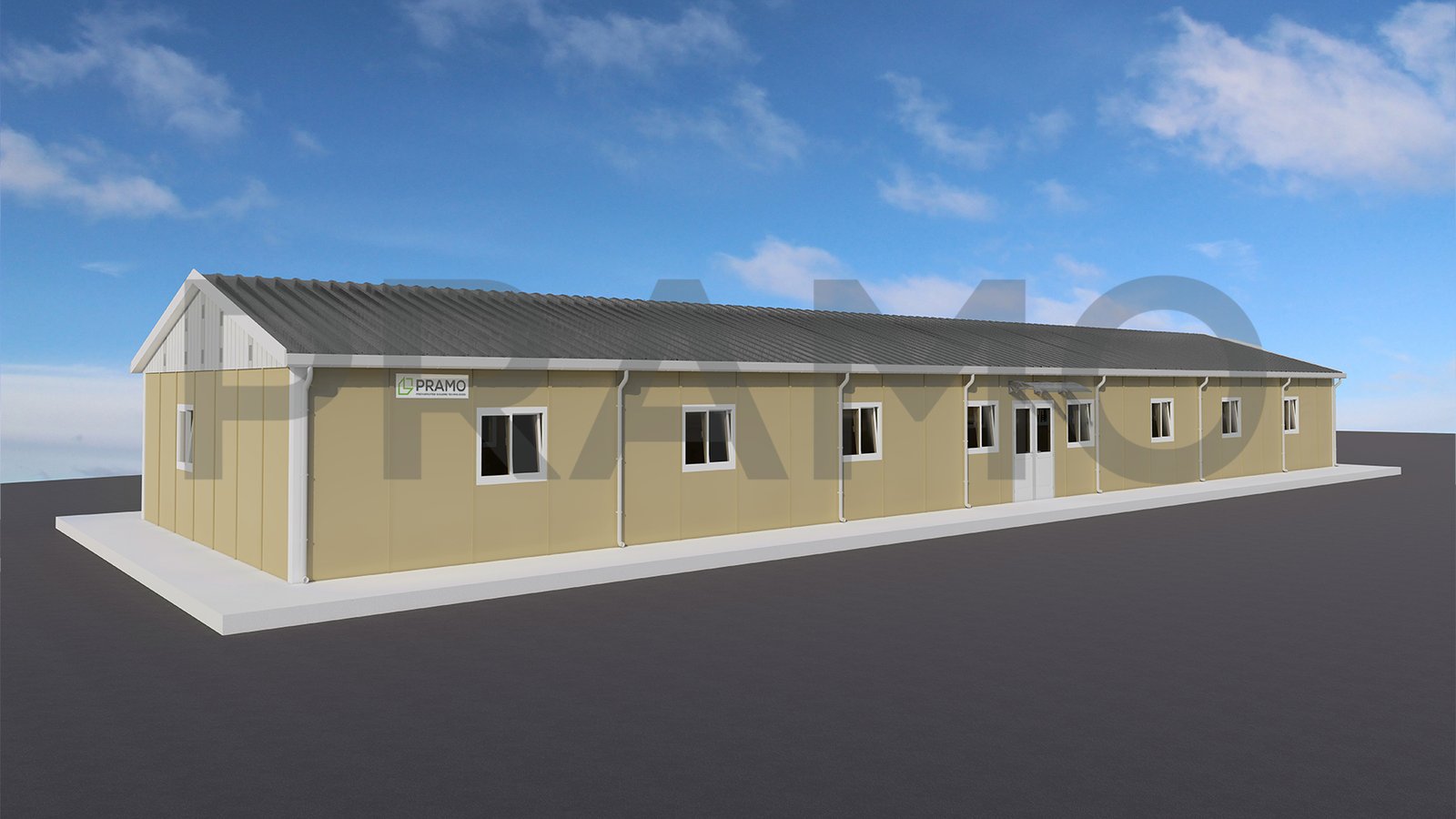 294m² Prefabricated Military Local Buildings