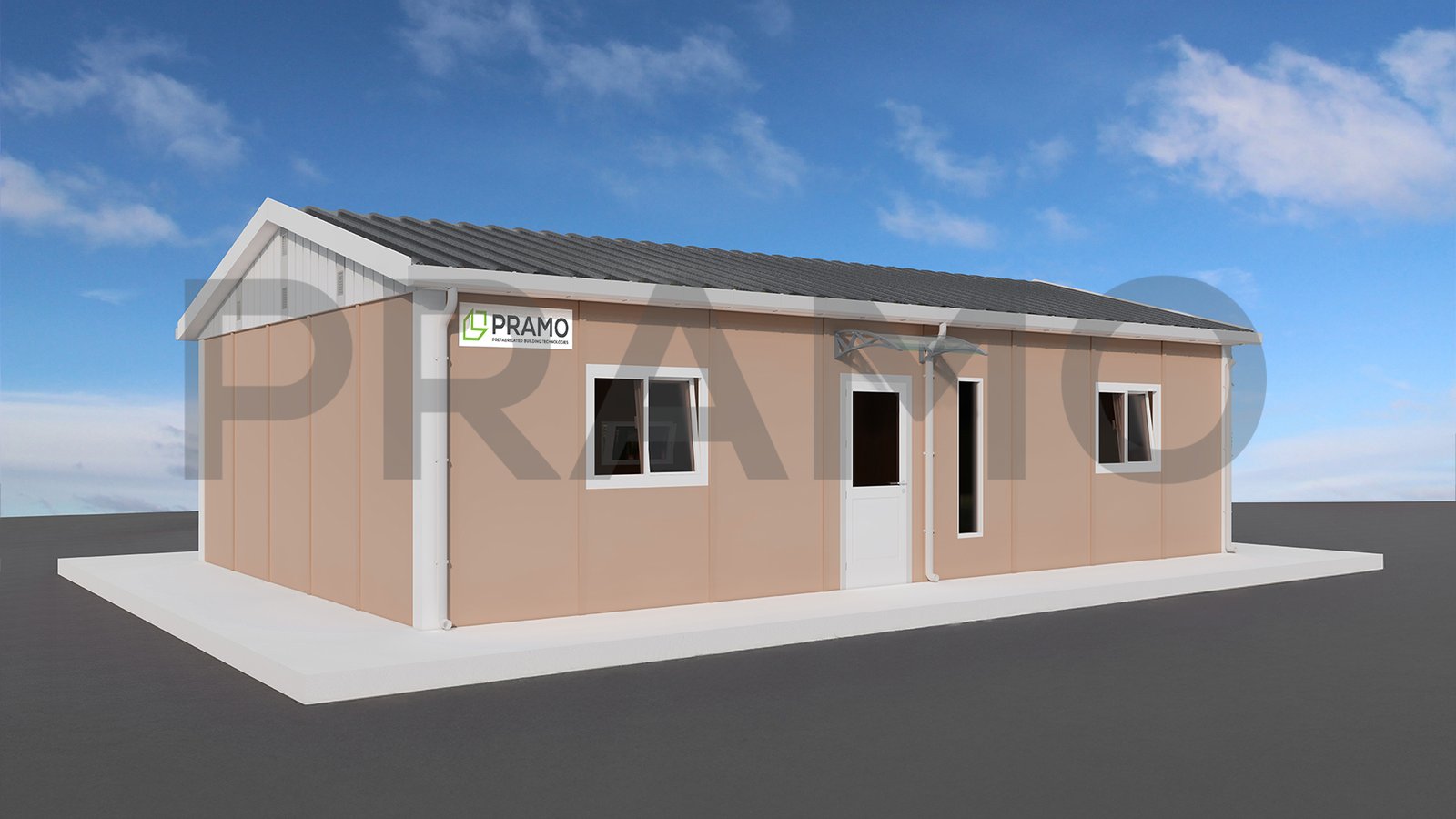 66m² PREFABRICATED OFFICE