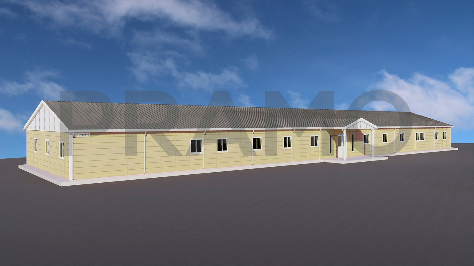 686m² PREFABRICATED OFFICE