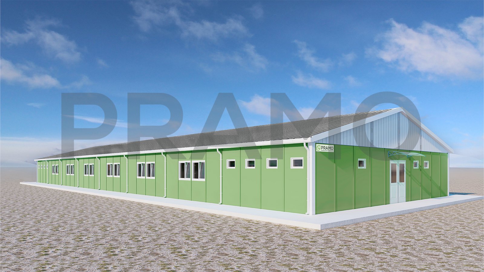 513m² Workers' Dormitory