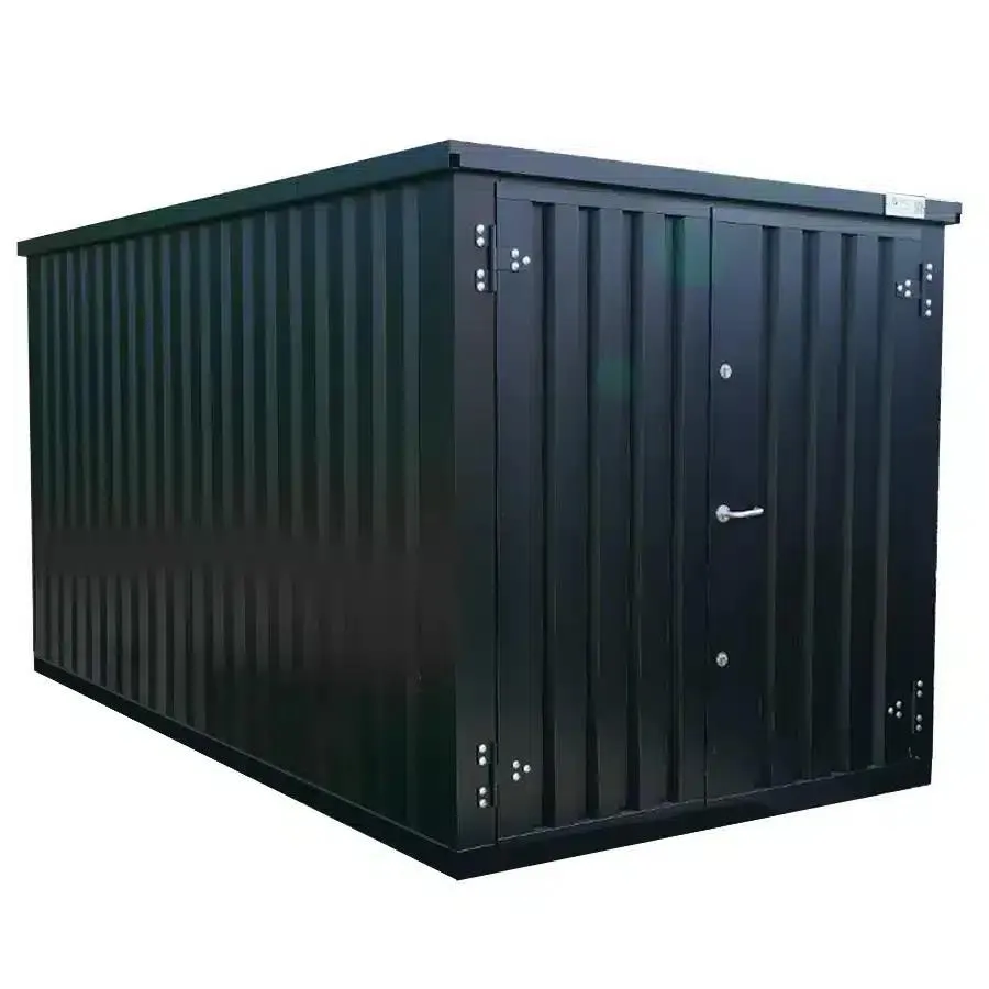 4x2 Storage Container RAL 9000 | Durable and Secure Cargo Solution