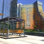 compact smoking shelter for workplaces and factories