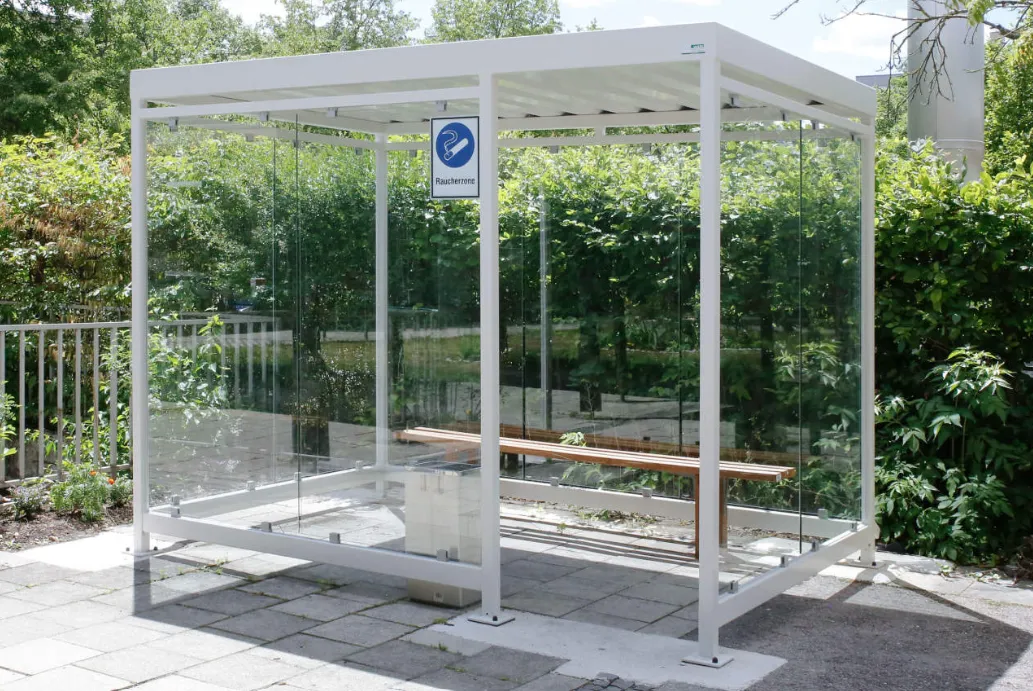 smoking cabin solution for office building