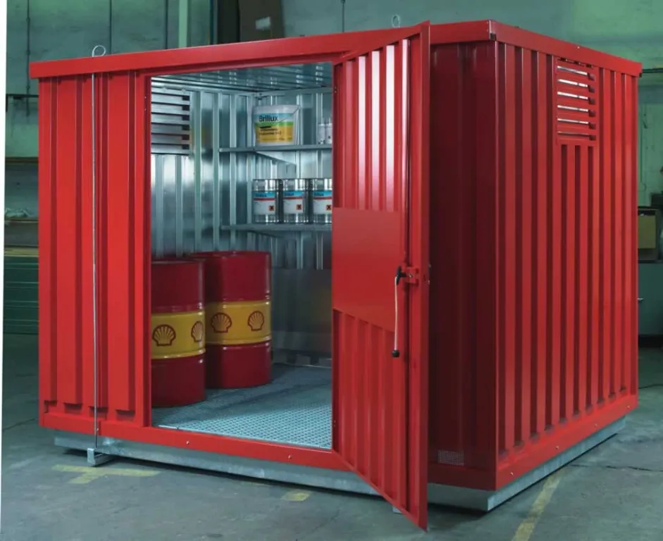 Heavy-duty storage container designed for safe cargo transport, industrial warehousing, and long-term storage solutions.