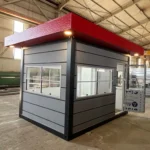 Wall panel installation detail Pramo Metropol Cabin