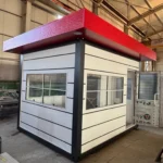 Side facade view of Pramo Metropol Cabin