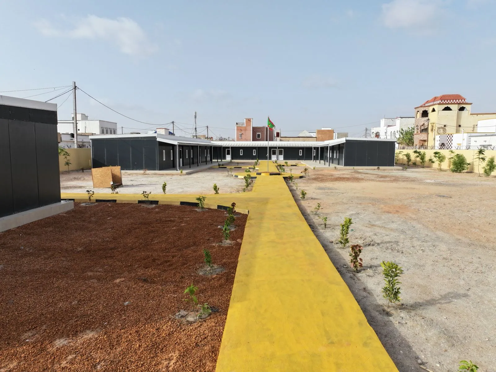 2,100 m² Prefabricated Education Facility in Mauritania