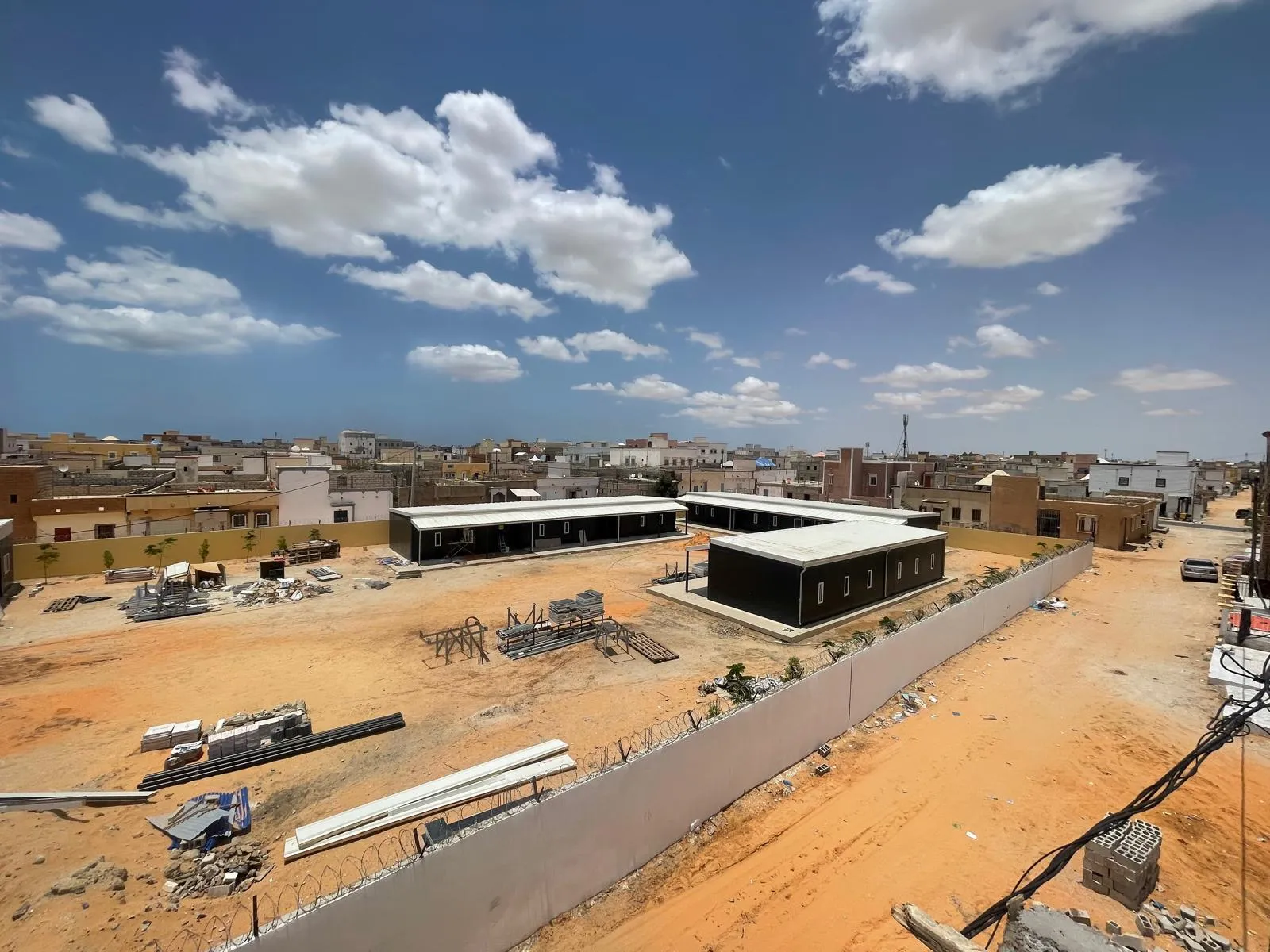 Prefabricated School Project Site in Mauritania