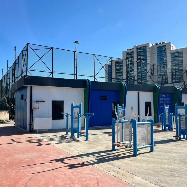 PENDİK BELEDİYESİ SPOR YÖNETİM VE SOYUNMA BİNALARI-ÇOK AMAÇLI YAPILAR- İMALAT+ANAHTAR TESLİM MONTAJI 25 GÜNDE TAMAMLANMIŞTIR8